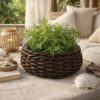 Round Basket Planter Large