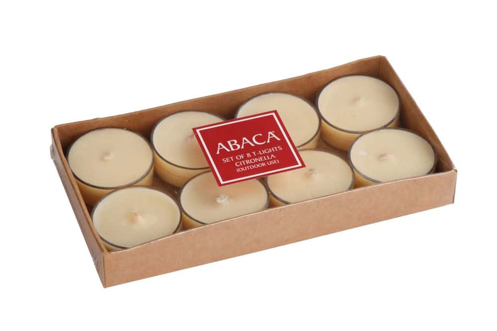 Set of 8 Citronella Tealight Candles
