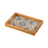 Ikkat Trays Blue and Brown