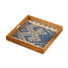 Ikkat Trays Blue and Brown