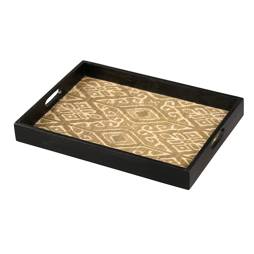 Ikkat Trays Olive Green